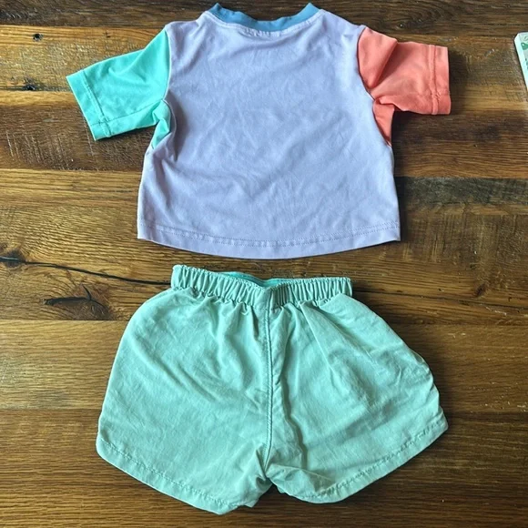 Patagonia Colorful Kids' swim T-Shirt and Shorts Set 3-6 months - Picture 10 of 10